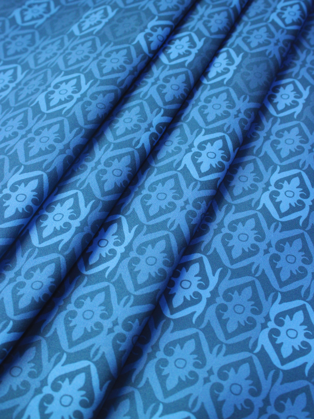 Murut Fabric - Bright Blue