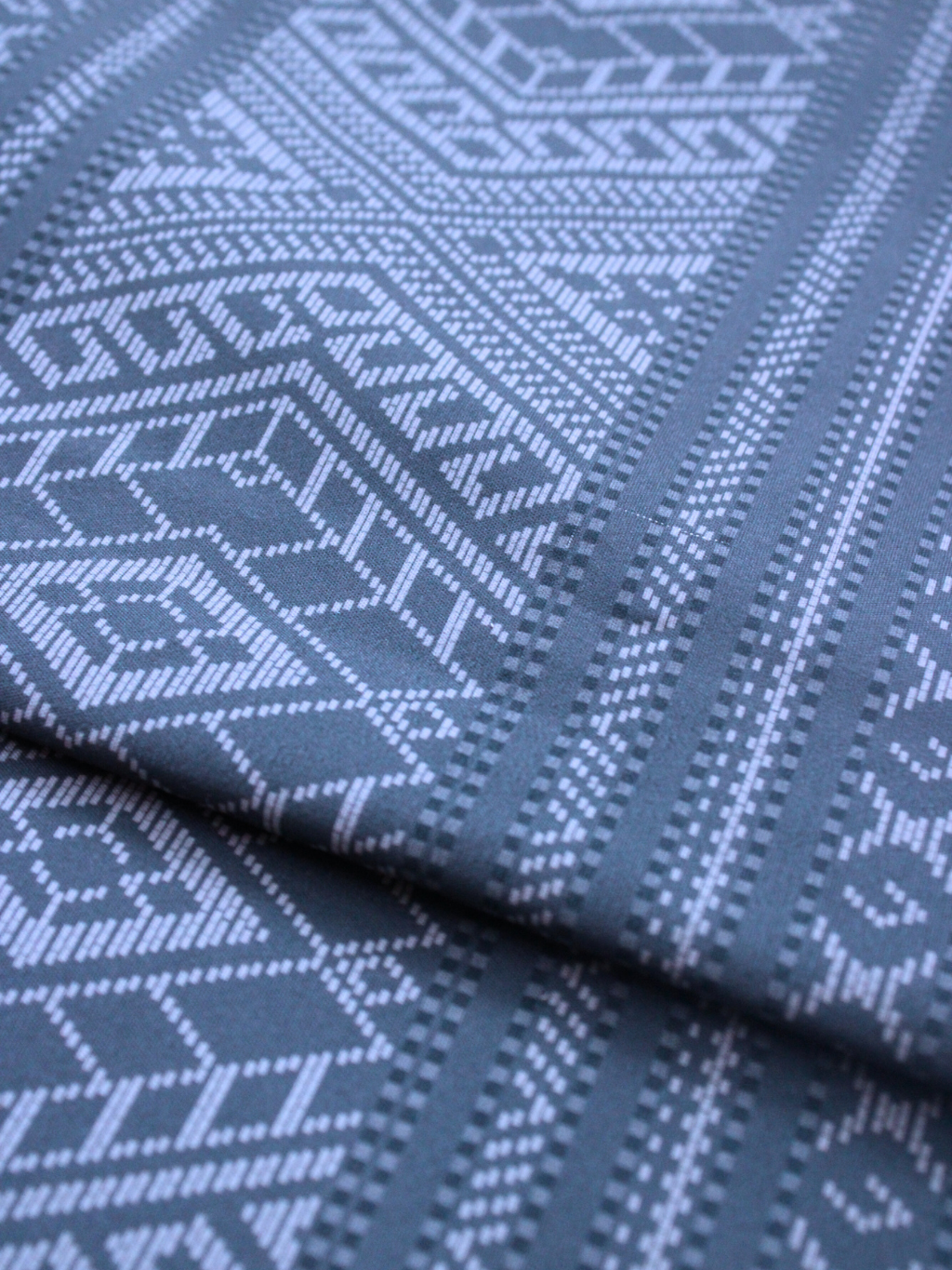 Murut Fabric - Blue Striped
