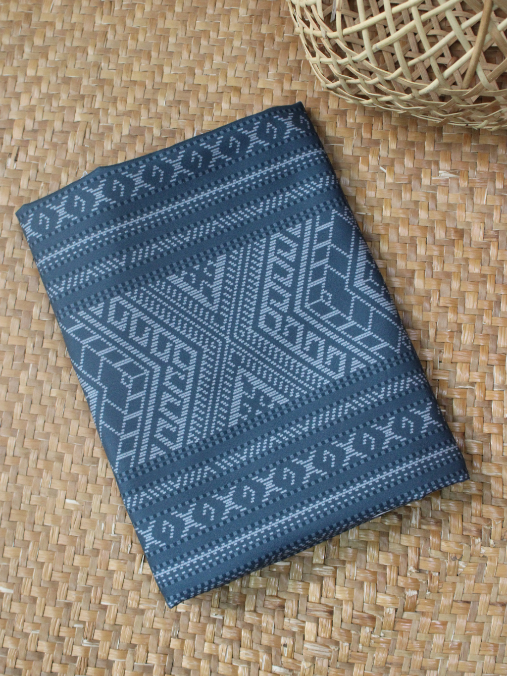 Murut Fabric - Blue Striped