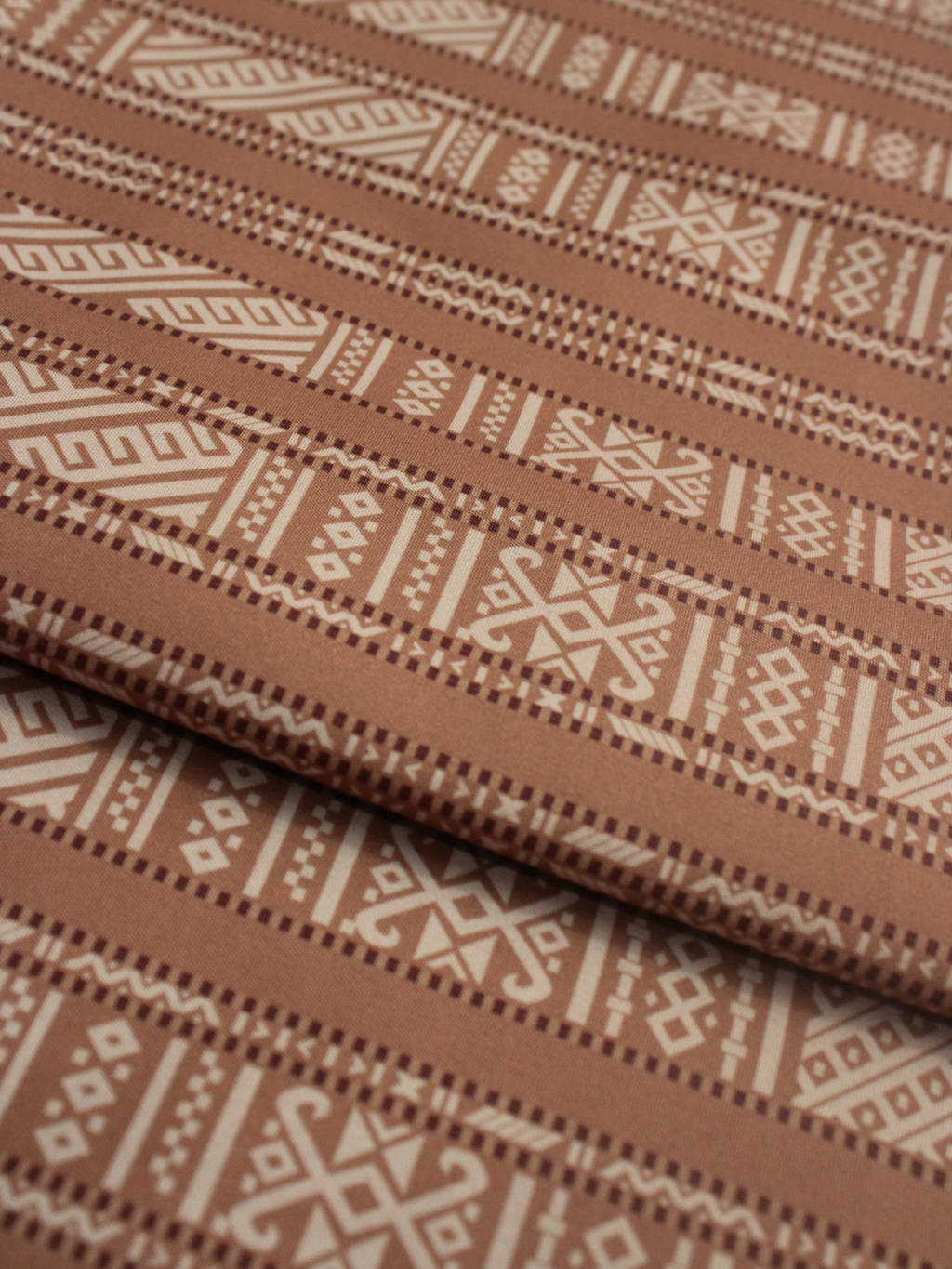 Murut Fabric - Brown Striped