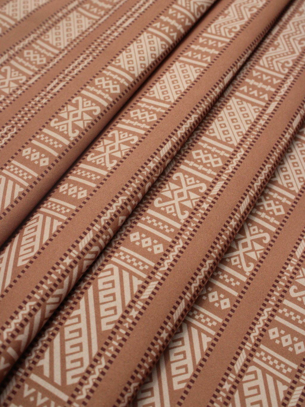Murut Fabric - Brown Striped