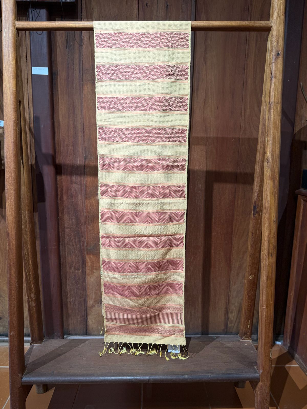 Shoulder Cloth - Naga Motif (Red)