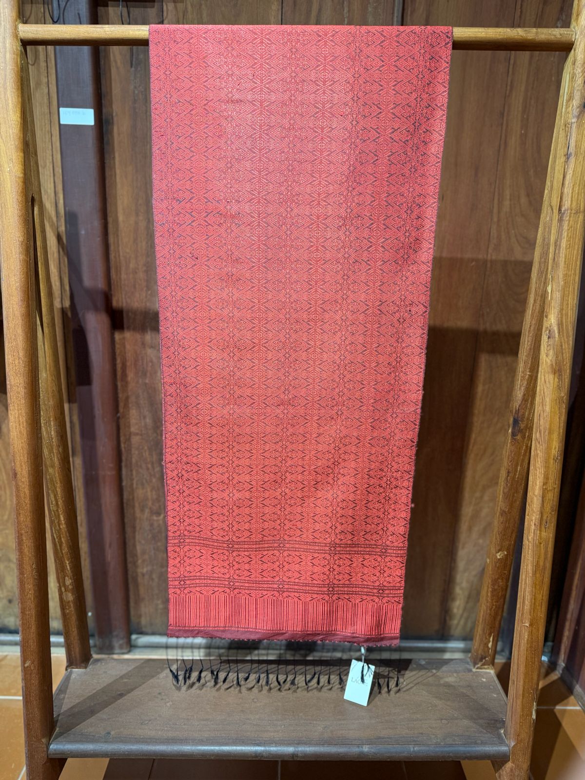 Shawl - Naga Motif (Red)