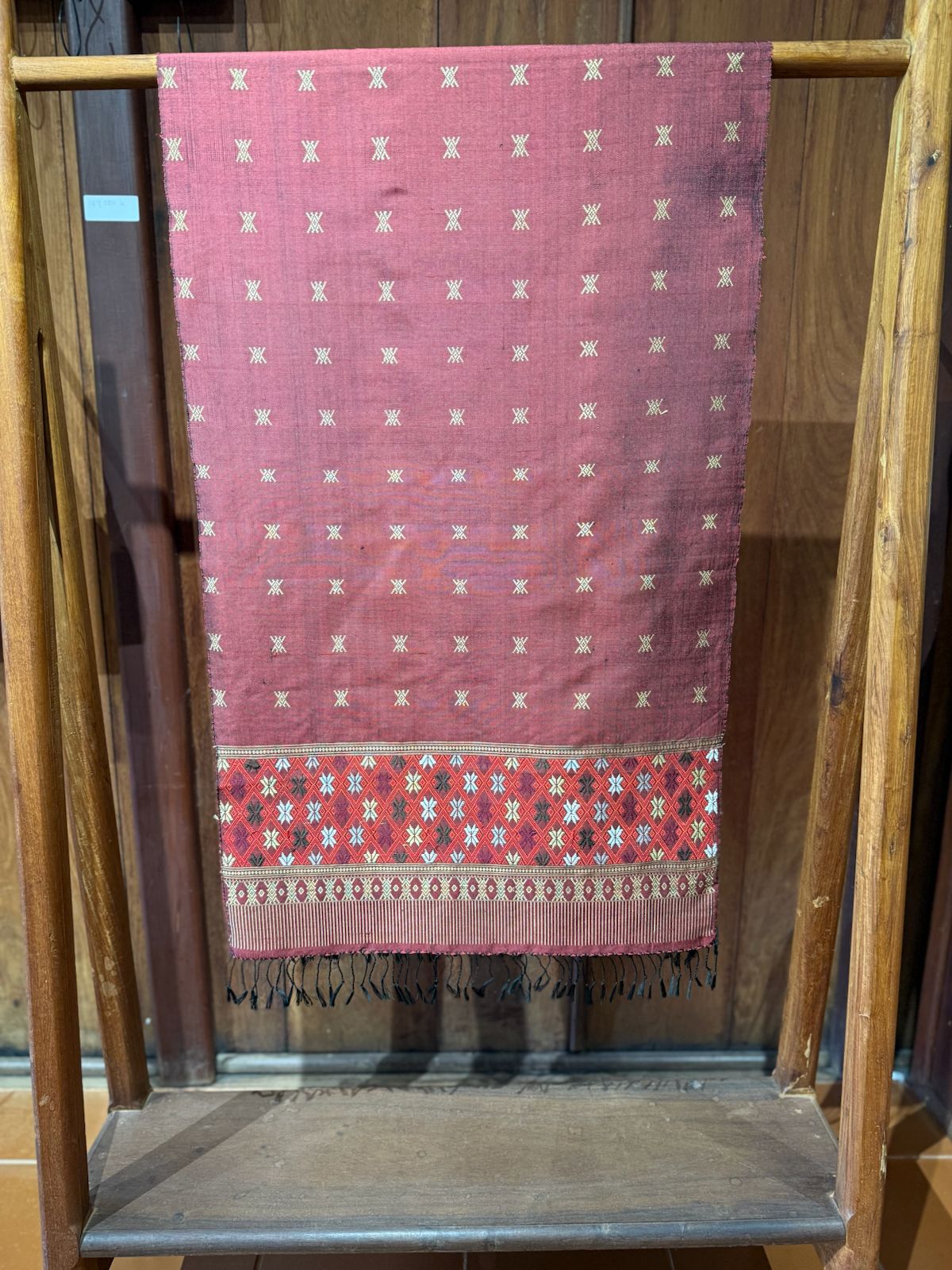 Wall Hanging - Floral Motif (Red)