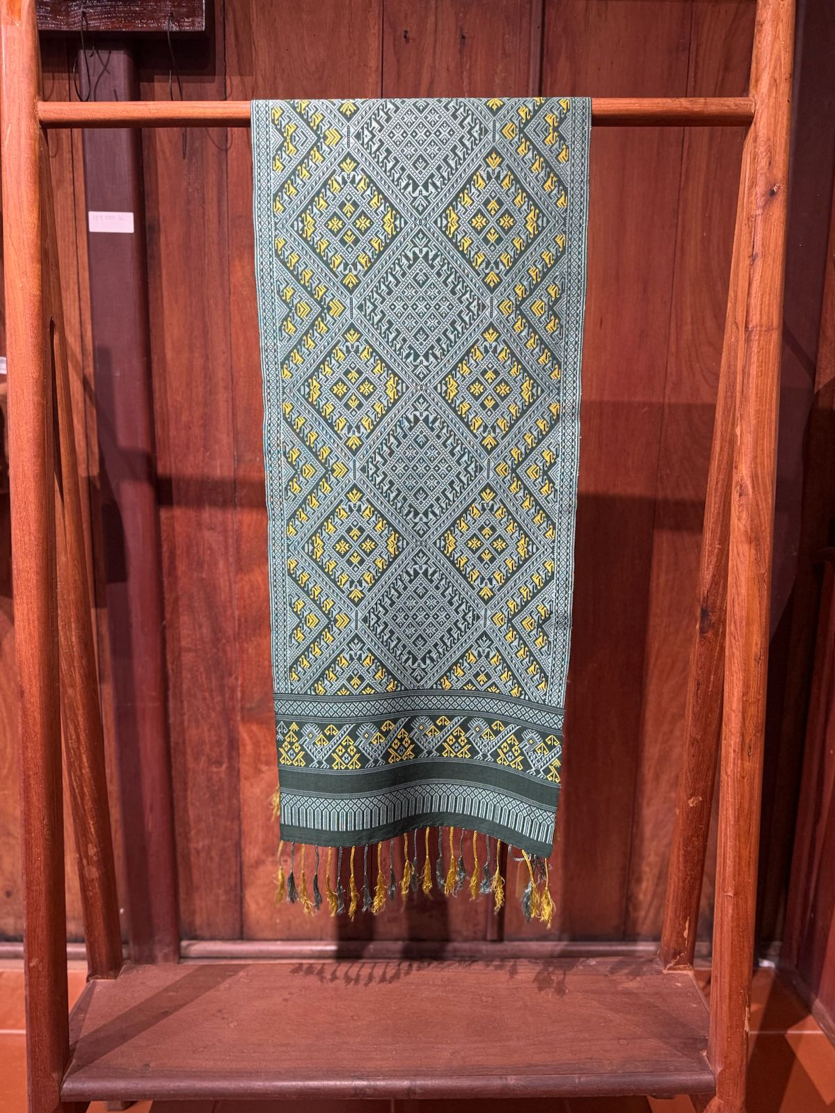 Wall Hanging - Emerald Bird and Diamond Motif